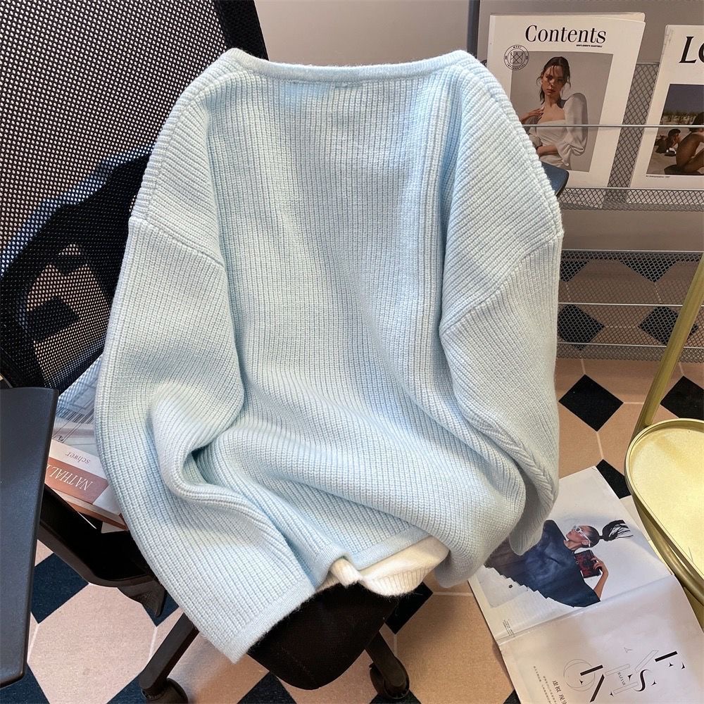 2024 Autumn/Winter False Two Piece Design Top